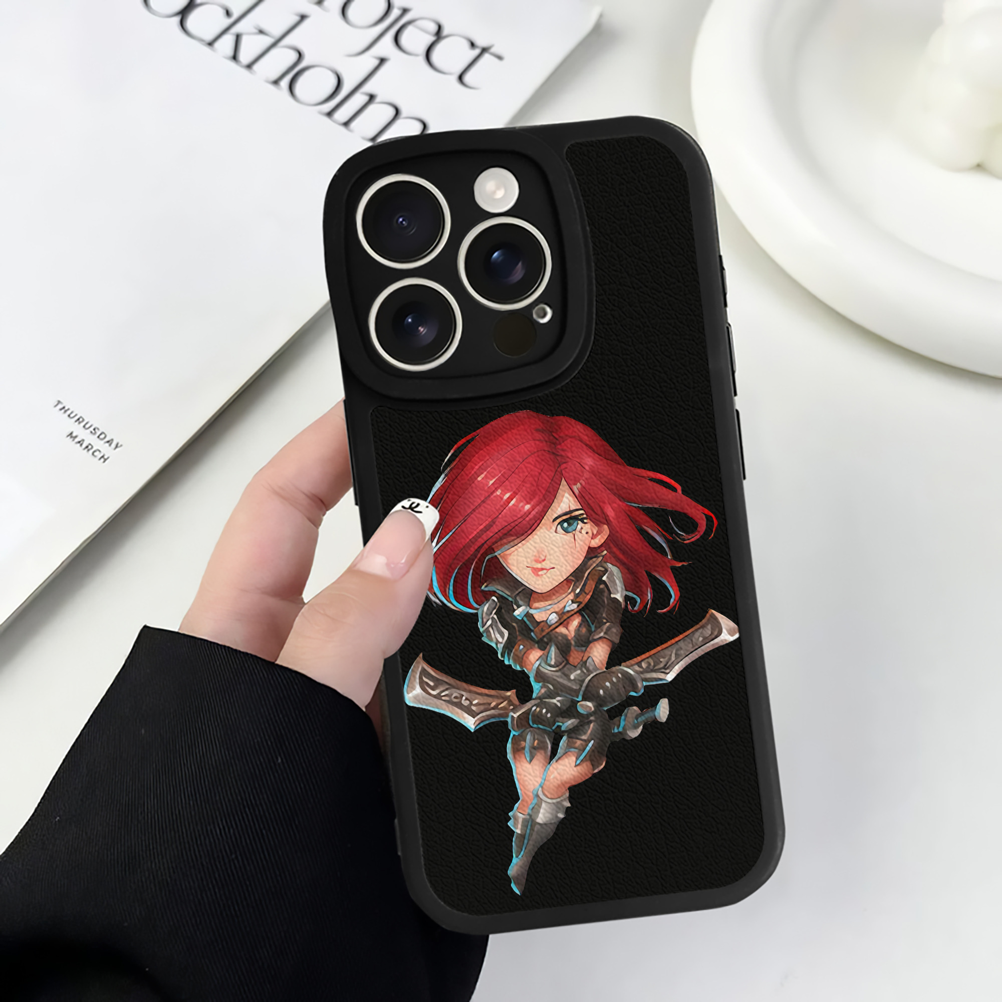 リーグ・オブ・レジェンド League of Legends LOL 【iPhone 16シリーズ対応】シリコンスマホケース（レザー調） 材質：シリコン